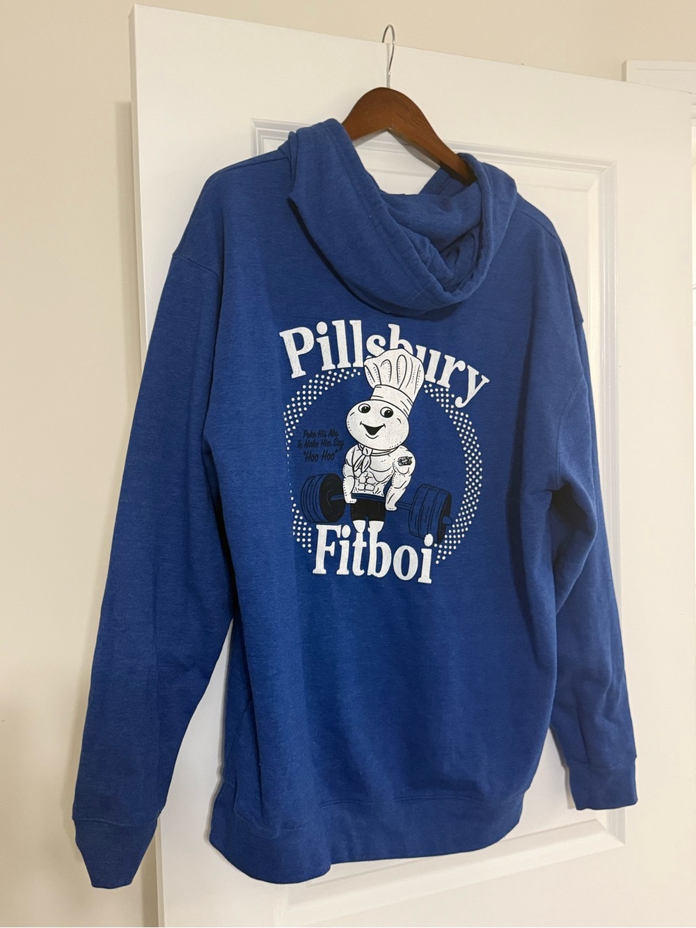 Fitboi Blue Graphic Hoodie